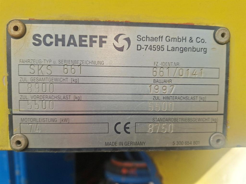 Schaeff SKS 661 - Wheel loader: picture 4 Schaeff SKS 661 - Wheel loader: picture 4