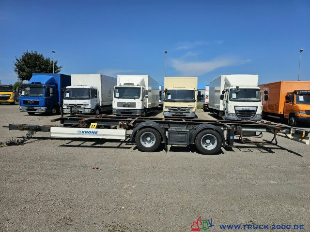 Krone ZZ18 XF0 Tandem Box Carrier - Luft - BPW Achsen - Container transporter/ Swap body trailer: picture 1 Krone ZZ18 XF0 Tandem Box Carrier - Luft - BPW Achsen - Container transporter/ Swap body trailer: picture 1