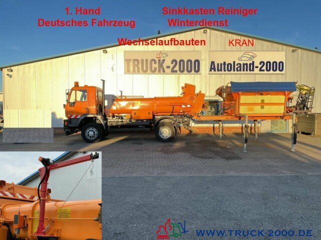MAN 14.255 4x4 Sinkkasten Kanaleiniger Winterdienst - Vacuum truck: picture 1 MAN 14.255 4x4 Sinkkasten Kanaleiniger Winterdienst - Vacuum truck: picture 1