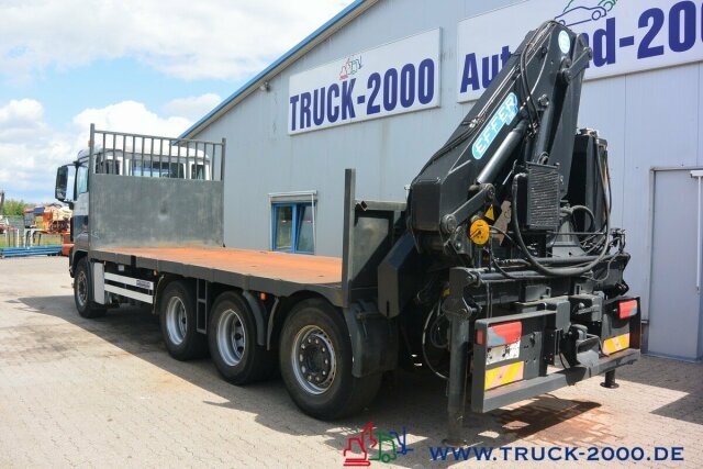Dropside/ Flatbed truck, Crane truck MAN TGS 35.400 8x4 Effer 250 6S Höhe 23,5m NL:16,3T: picture 9