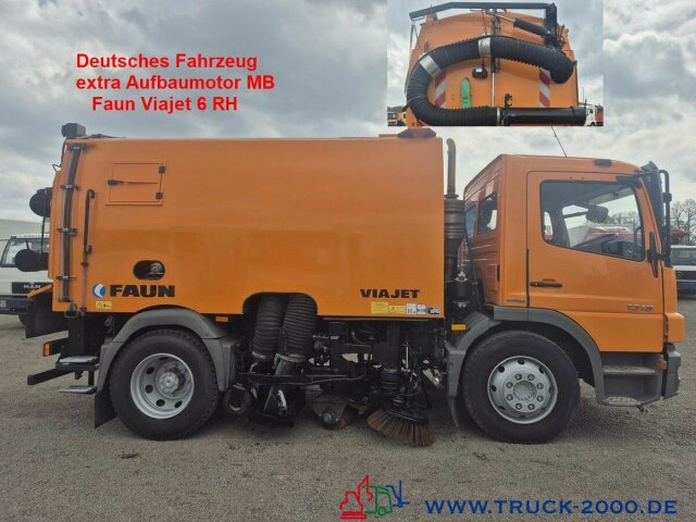 Mercedes-Benz 1518 Faun Viajet 6RH sep.Aufbaumotor Hecksauger - Road sweeper: picture 1 Mercedes-Benz 1518 Faun Viajet 6RH sep.Aufbaumotor Hecksauger - Road sweeper: picture 1
