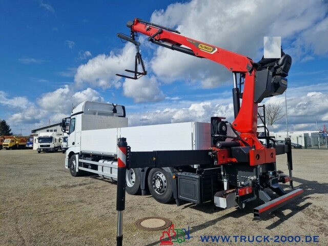 Dropside/ Flatbed truck, Crane truck Mercedes-Benz Actros 2548 6x2 Kran PK20501 bei 11m/1,64 Tonnen: picture 12