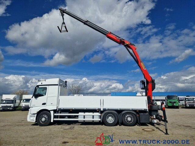 Dropside/ Flatbed truck, Crane truck Mercedes-Benz Actros 2548 6x2 Kran PK20501 bei 11m/1,64 Tonnen: picture 14