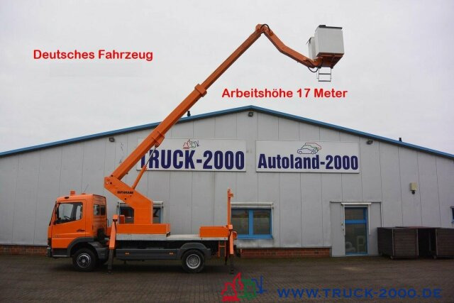 Mercedes-Benz Atego 815 Ruthmann T170 17m seitl. Auslage 12m - Truck mounted aerial platform: picture 1 Mercedes-Benz Atego 815 Ruthmann T170 17m seitl. Auslage 12m - Truck mounted aerial platform: picture 1