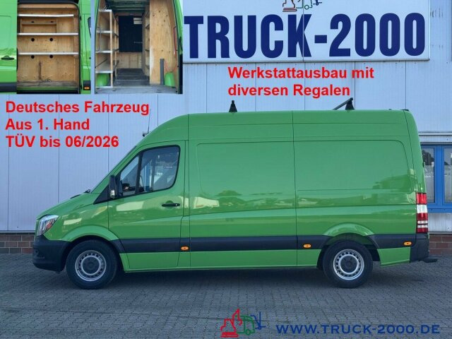 Mercedes-Benz Sprinter 316 Hoch + Lang + Werkstattausbau Klima - Panel van: picture 1 Mercedes-Benz Sprinter 316 Hoch + Lang + Werkstattausbau Klima - Panel van: picture 1