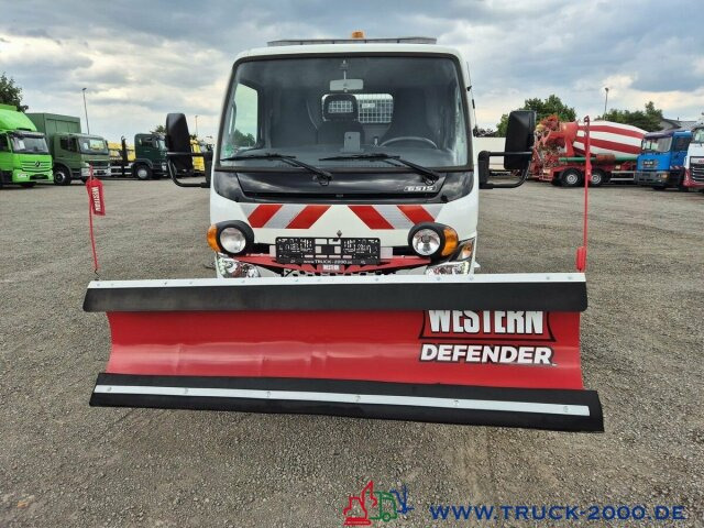 Skip loader truck Mitsubishi Canter Fuso 6S15 Winter Schneeschild Salzstreuer: picture 5