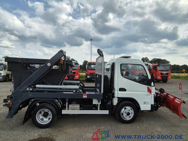 Skip loader truck Mitsubishi Canter Fuso 6S15 Winter Schneeschild Salzstreuer: picture 8