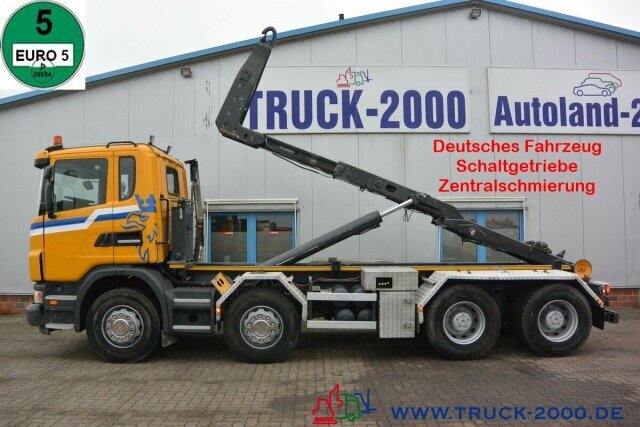 Scania G 480 8x4 24 T Retarder Deutscher LKW - Hook lift truck: picture 1 Scania G 480 8x4 24 T Retarder Deutscher LKW - Hook lift truck: picture 1