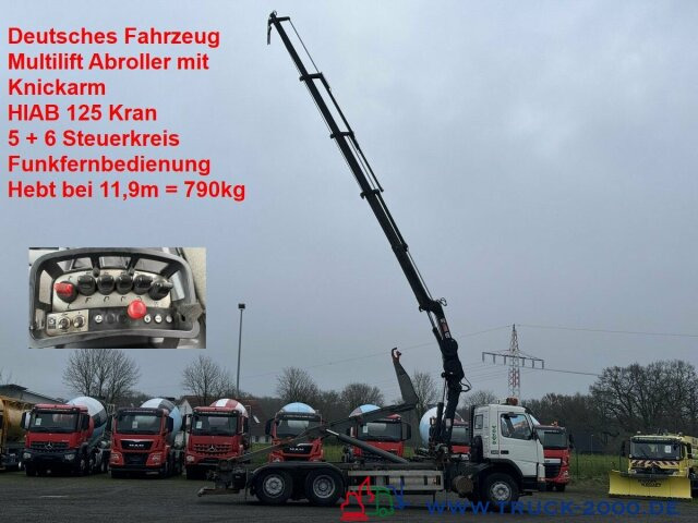 Volvo 340 HIAB Kran 11,9m=790kg 5+6 Steuerkreis Klima - Hook lift truck, Crane truck: picture 1 Volvo 340 HIAB Kran 11,9m=790kg 5+6 Steuerkreis Klima - Hook lift truck, Crane truck: picture 1