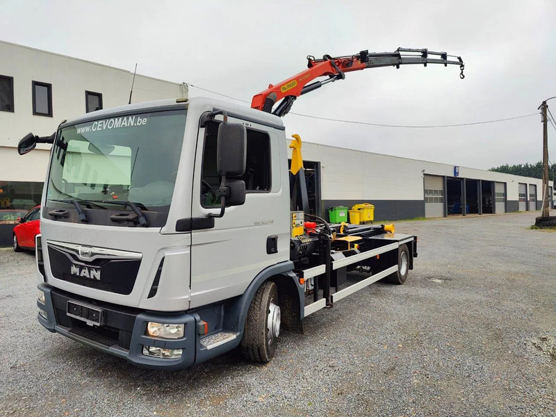 MAN TGL 12.250 City-Abroller Container + Palfinger PK5001 Remote - Hook lift truck, Crane truck: picture 1 MAN TGL 12.250 City-Abroller Container + Palfinger PK5001 Remote - Hook lift truck, Crane truck: picture 1