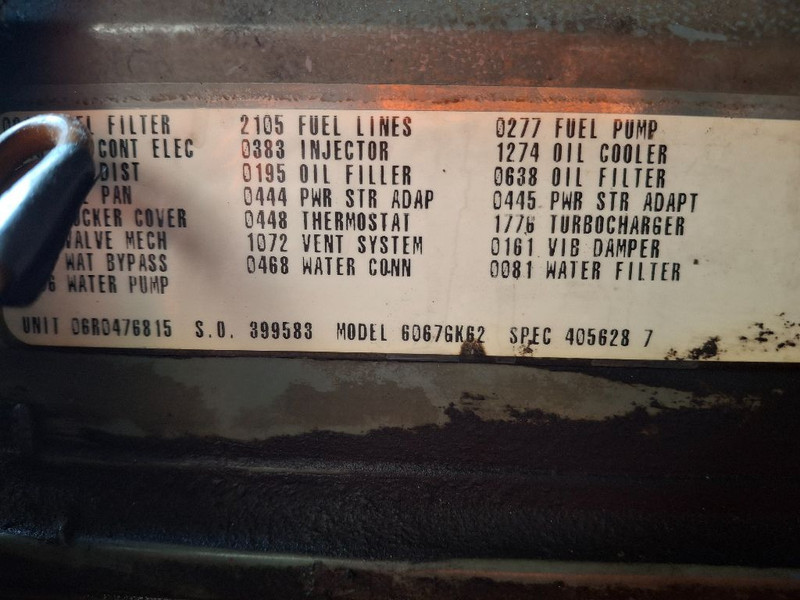 Engine Detroit 6067GK62 60-serie: picture 6 Engine Detroit 6067GK62 60-serie: picture 6