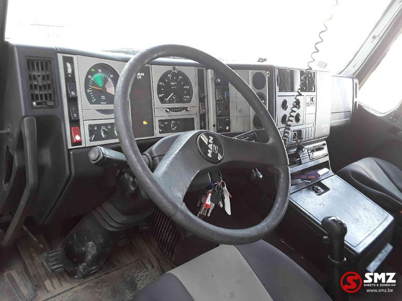 Dropside/ Flatbed truck, Crane truck MAN 26.403 26.403 6x4 lames: picture 8