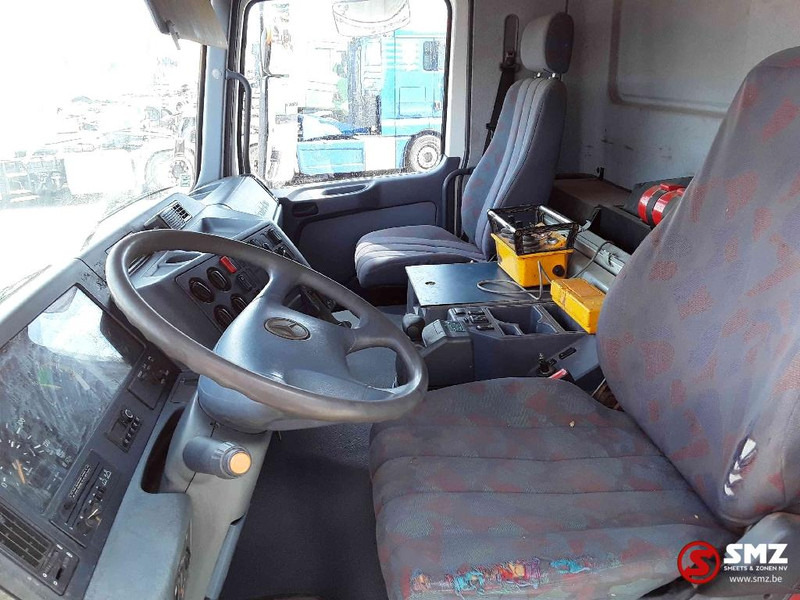 Dropside/ Flatbed truck, Crane truck Mercedes-Benz Actros 1831 Atlas Ak140.1A4+remote lames steel 165000km: picture 6