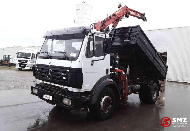 Mercedes-Benz SK 1824 lames grue - Tipper, Crane truck: picture 3 Mercedes-Benz SK 1824 lames grue - Tipper, Crane truck: picture 3