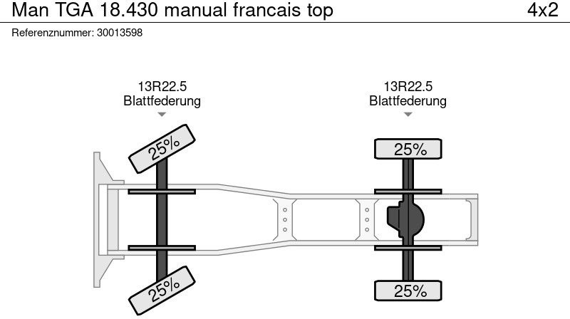 Tractor unit MAN TGA 18.430 manual francais top: picture 13