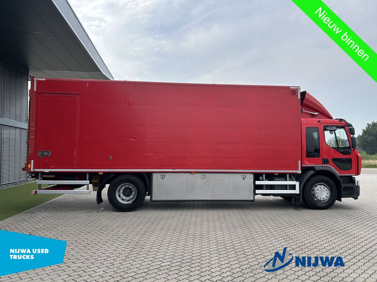 Box truck Renault D WIDE 280 4x2 Low mileage + Achtersluitklep: picture 7