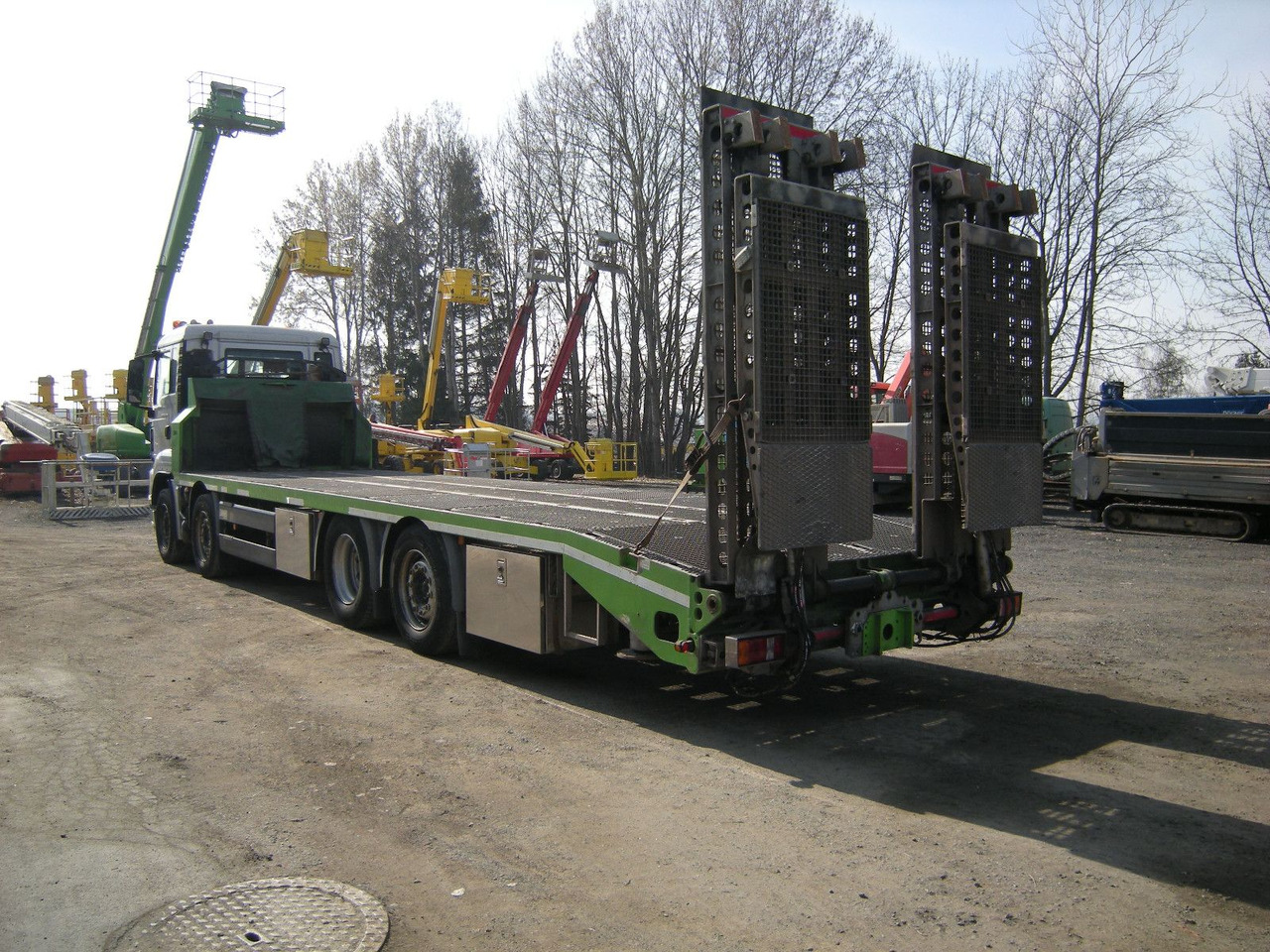 MAN 35.400, Zanner Plateau, Rampen, Winde - Tow truck: picture 4 MAN 35.400, Zanner Plateau, Rampen, Winde - Tow truck: picture 4