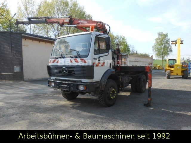 Mercedes-Benz MB 1717 AK Kipper Allrad mit Kran Atlas 100.1 - Tipper, Crane truck: picture 4 Mercedes-Benz MB 1717 AK Kipper Allrad mit Kran Atlas 100.1 - Tipper, Crane truck: picture 4