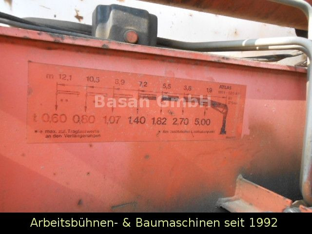 Tipper, Crane truck Mercedes-Benz MB 1717 AK Kipper Allrad mit Kran Atlas 100.1: picture 19