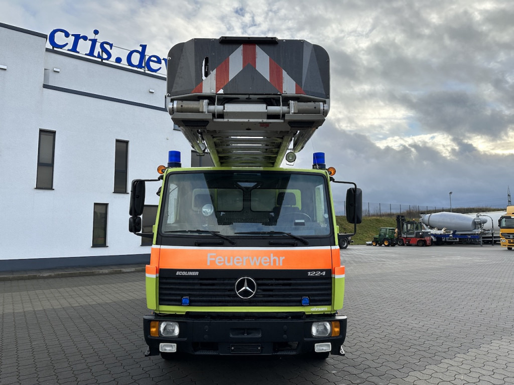 Truck mounted aerial platform Mercedes-Benz 1224 4x2 Dreh Leiter 25 m   Korb  Feuerwehr: picture 15