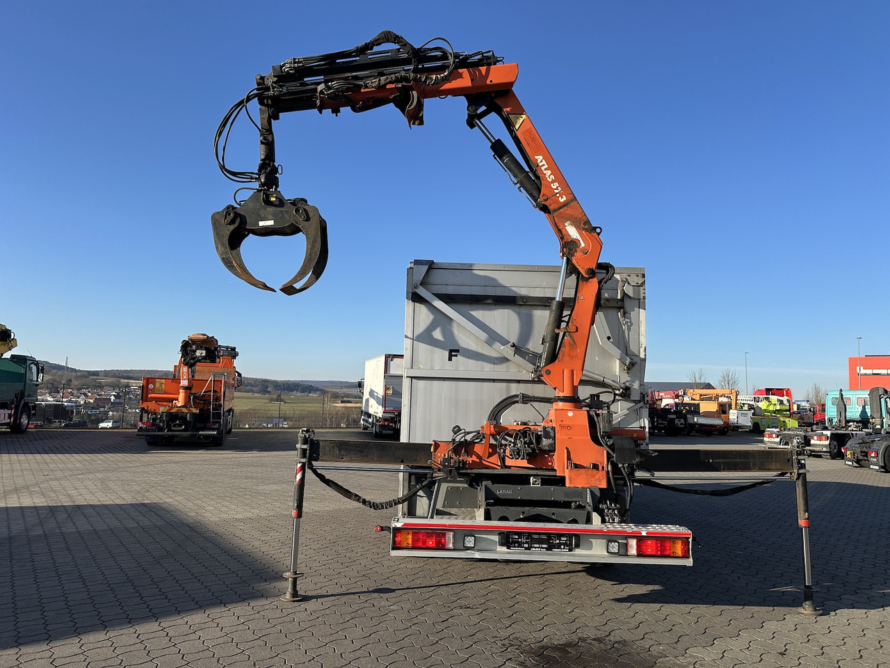 Mercedes-Benz Atego 1529 4x2  Atlas 57.3-A2   Kadaverkipper - Tipper, Crane truck: picture 3 Mercedes-Benz Atego 1529 4x2  Atlas 57.3-A2   Kadaverkipper - Tipper, Crane truck: picture 3