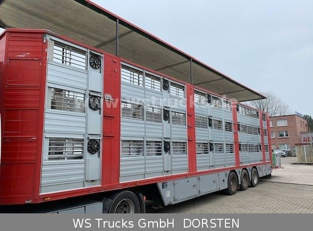 Finkl 3 Stock Ausahrbares Dach Vollalu Typ 2 - Livestock semi-trailer: picture 1 Finkl 3 Stock Ausahrbares Dach Vollalu Typ 2 - Livestock semi-trailer: picture 1