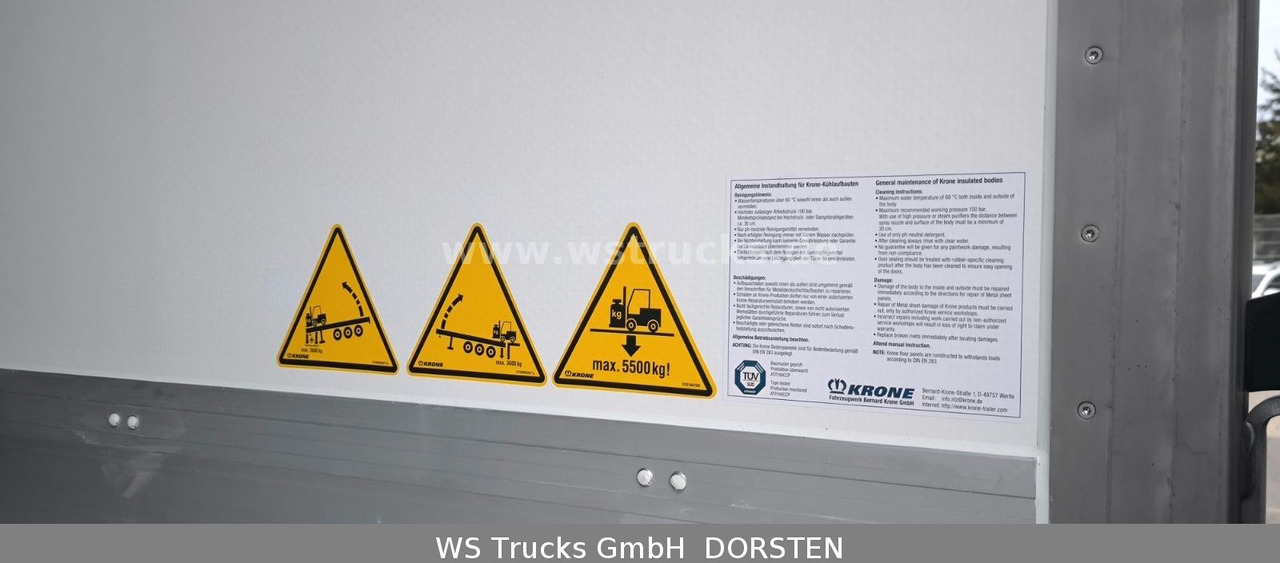 Refrigerator semi-trailer Krone Kühlauflieger Carrier Vector 1550 Rohrbahn: picture 19