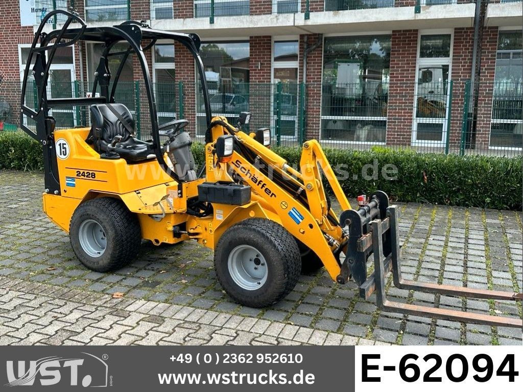 Schäffer 2428 SLT Fahrerschutzkabine , Gabel , Schaufel - Wheel loader: picture 1 Schäffer 2428 SLT Fahrerschutzkabine , Gabel , Schaufel - Wheel loader: picture 1