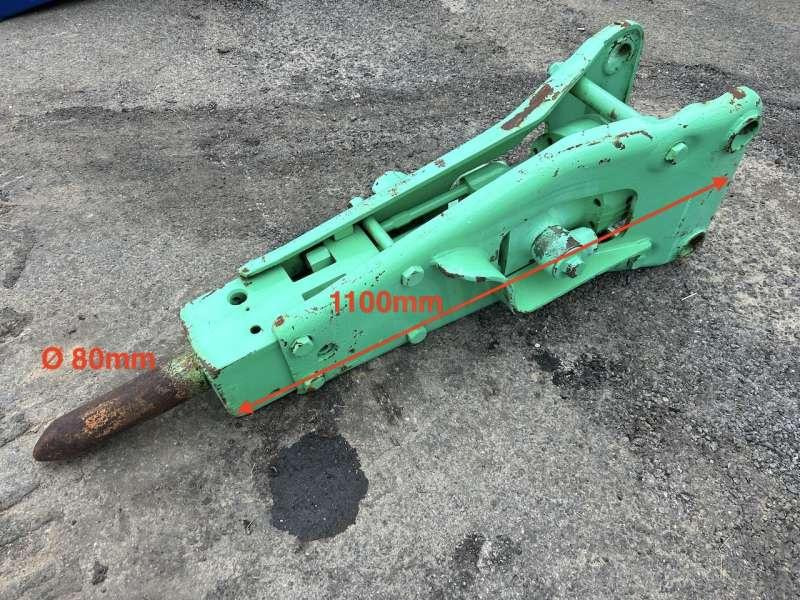 Tractopelles / peles 6 / 8 Tonnes - 355 Kgs - Hydraulic hammer for Construction machinery: picture 1 Tractopelles / peles 6 / 8 Tonnes - 355 Kgs - Hydraulic hammer for Construction machinery: picture 1