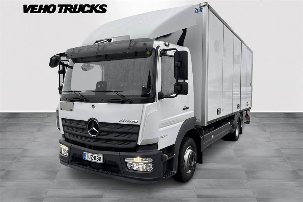 Mercedes-Benz Atego 1224L 6,2m KSA-kori + PL - Box truck: picture 1 Mercedes-Benz Atego 1224L 6,2m KSA-kori + PL - Box truck: picture 1