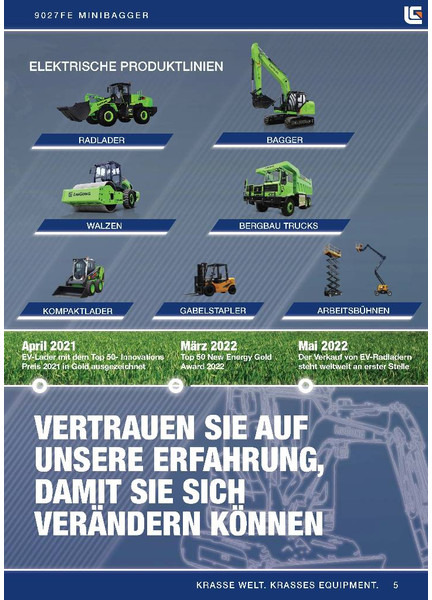 LIUGONG 9027 FE vollelektrisch, 2.680 kg - Mini excavator: picture 5 LIUGONG 9027 FE vollelektrisch, 2.680 kg - Mini excavator: picture 5