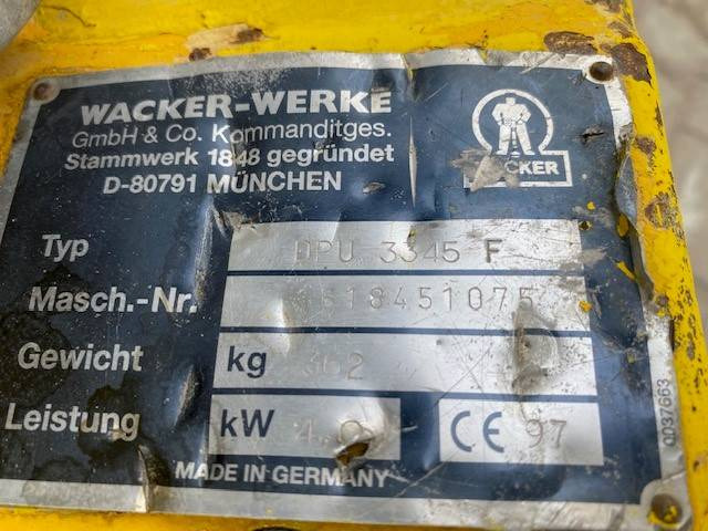 Vibratory plate Wacker DPU 3345 F (12005325): picture 19