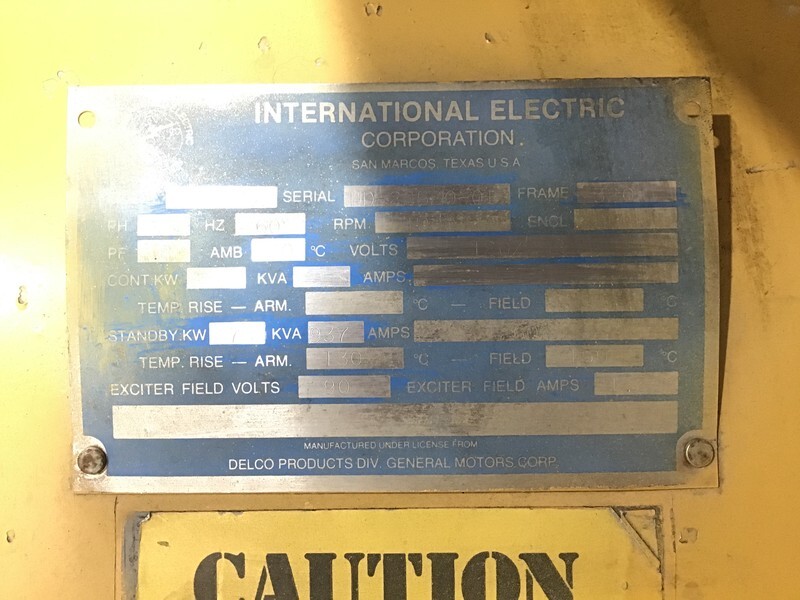 Generator set Caterpillar 3512 GENERATOR 850 KVA USED: picture 7