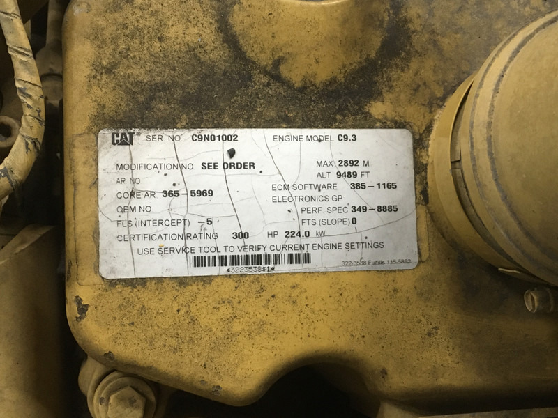 Caterpillar C9.3 C9N-3655969 USED - Construction machinery: picture 5 Caterpillar C9.3 C9N-3655969 USED - Construction machinery: picture 5