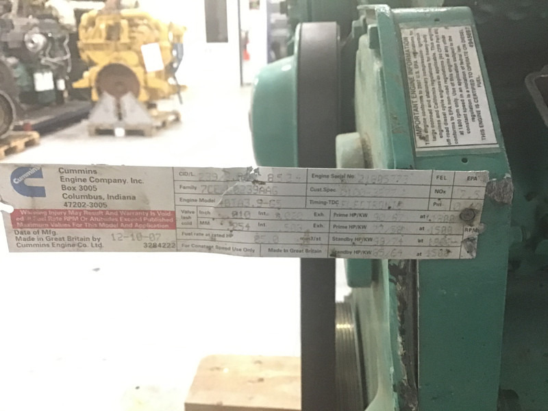 Construction machinery Cummins 4BT3.9 CPL 8534 USED: picture 6 Construction machinery Cummins 4BT3.9 CPL 8534 USED: picture 6