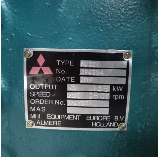 Mitsubishi 6D22-T USED - Construction machinery: picture 5 Mitsubishi 6D22-T USED - Construction machinery: picture 5