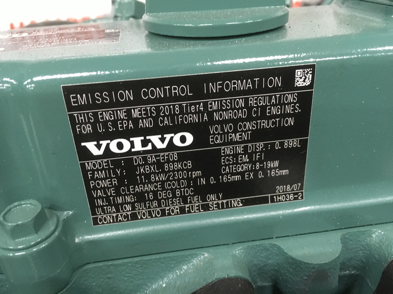 New Construction machinery Volvo D0.9A-E4 NEW: picture 7