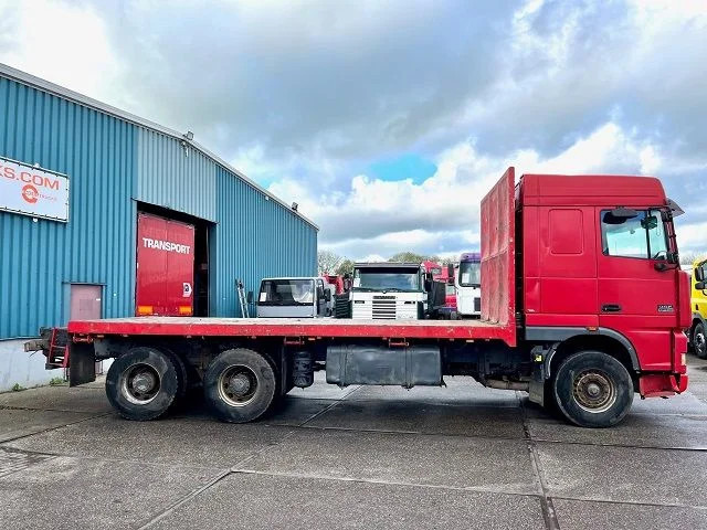 DAF 95-430XF SPACECAB 6x4 FULL STEEL WITH OPEN BODY (EURO 3 / 9.000 KG. FRONT AXLE / FULL STEEL SUSPENSION / REDUCTION AXLES / ZF16 - Dropside/ Flatbed truck: picture 4 DAF 95-430XF SPACECAB 6x4 FULL STEEL WITH OPEN BODY (EURO 3 / 9.000 KG. FRONT AXLE / FULL STEEL SUSPENSION / REDUCTION AXLES / ZF16 - Dropside/ Flatbed truck: picture 4
