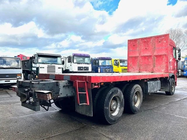 DAF 95-430XF SPACECAB 6x4 FULL STEEL WITH OPEN BODY (EURO 3 / 9.000 KG. FRONT AXLE / FULL STEEL SUSPENSION / REDUCTION AXLES / ZF16 - Dropside/ Flatbed truck: picture 3 DAF 95-430XF SPACECAB 6x4 FULL STEEL WITH OPEN BODY (EURO 3 / 9.000 KG. FRONT AXLE / FULL STEEL SUSPENSION / REDUCTION AXLES / ZF16 - Dropside/ Flatbed truck: picture 3