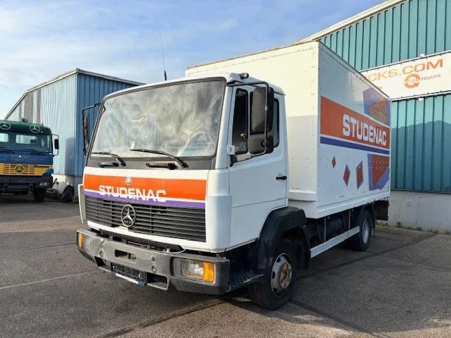 Mercedes-Benz LK 814 (6-CILINDER) FULL STEEL SUSPENSION WITH CLOSED BOX (6-CILINDER ENGINE / MANUAL GEARBOX / FULL STEEL SUSPENSION) - Box truck: picture 1 Mercedes-Benz LK 814 (6-CILINDER) FULL STEEL SUSPENSION WITH CLOSED BOX (6-CILINDER ENGINE / MANUAL GEARBOX / FULL STEEL SUSPENSION) - Box truck: picture 1