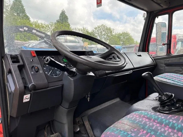 Dropside/ Flatbed truck Mercedes-Benz LK 814 (6-CILINDER) WITH OPEN (TENT) BOX & ALUMNIUM SIDE BORDS (MANUAL GEARBOX / 3TH SEAT IN CABIN): picture 8