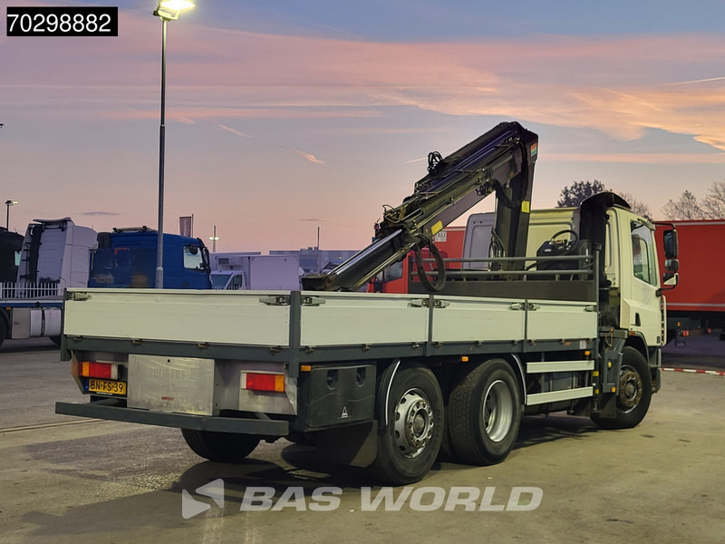 Dropside/ Flatbed truck, Crane truck DAF 75CF.250 CF 6X2 HIAB 190W3 Crane Kran Remote Rotator Steering Axle Automatic Euro 3: picture 12