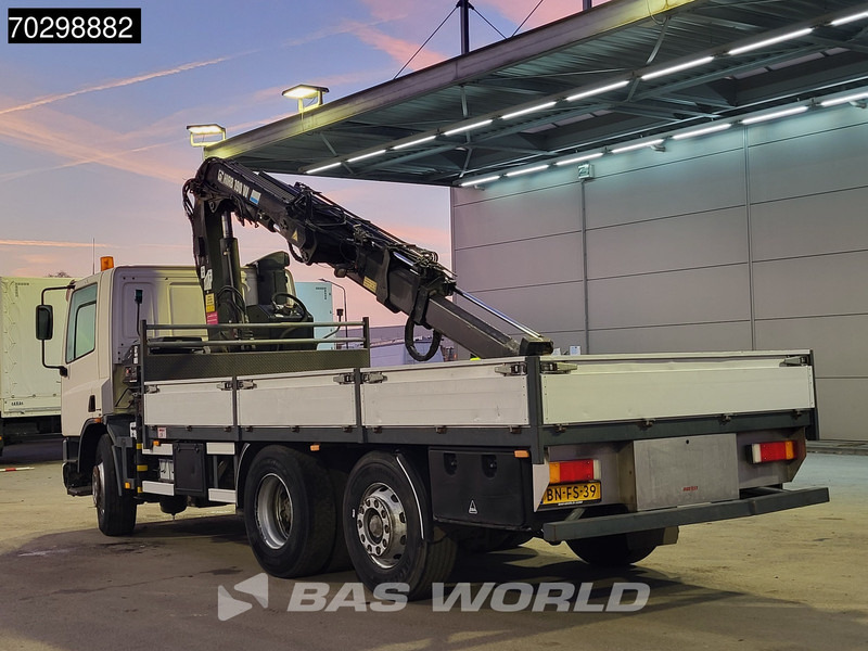 Dropside/ Flatbed truck, Crane truck DAF 75CF.250 CF 6X2 HIAB 190W3 Crane Kran Remote Rotator Steering Axle Automatic Euro 3: picture 10