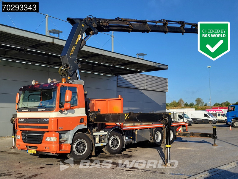 DAF CF85.460 8X4 NL-Truck Palfinger PK85002 7x Crane Ramps Euro 5 - Dropside/ Flatbed truck, Crane truck: picture 1 DAF CF85.460 8X4 NL-Truck Palfinger PK85002 7x Crane Ramps Euro 5 - Dropside/ Flatbed truck, Crane truck: picture 1