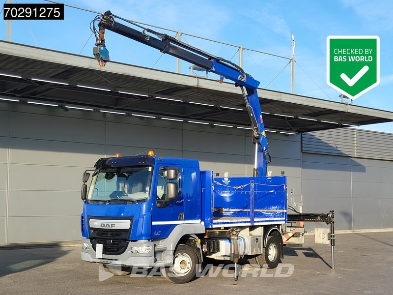 DAF LF 260 LF 4X2 HIAB 111 B-2 HIDUO Crane Automatic ACC Euro 6 - Dropside/ Flatbed truck, Crane truck: picture 1 DAF LF 260 LF 4X2 HIAB 111 B-2 HIDUO Crane Automatic ACC Euro 6 - Dropside/ Flatbed truck, Crane truck: picture 1