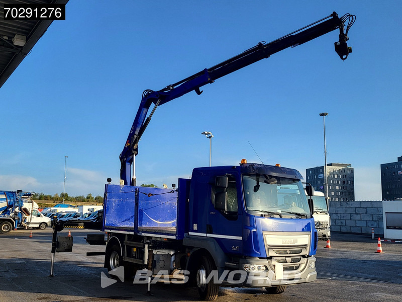 DAF LF 260 LF 4X2 HIAB 111 B-2 Hiduo Crane Automatic ACC Euro 6 - Dropside/ Flatbed truck, Crane truck: picture 3 DAF LF 260 LF 4X2 HIAB 111 B-2 Hiduo Crane Automatic ACC Euro 6 - Dropside/ Flatbed truck, Crane truck: picture 3