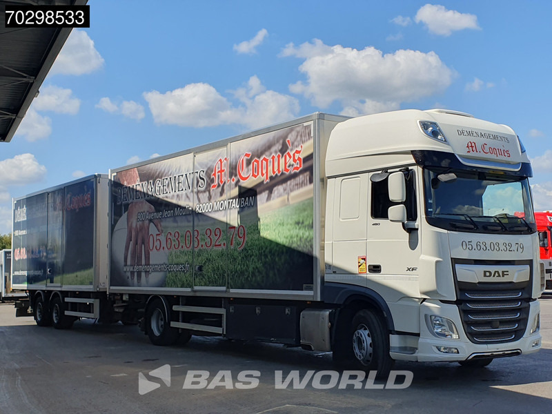 DAF XF 480 4X2 NL Combi 1500kg Ladebordwand Retarder Standklima Automatic ACC Euro 6 - Box truck: picture 3 DAF XF 480 4X2 NL Combi 1500kg Ladebordwand Retarder Standklima Automatic ACC Euro 6 - Box truck: picture 3