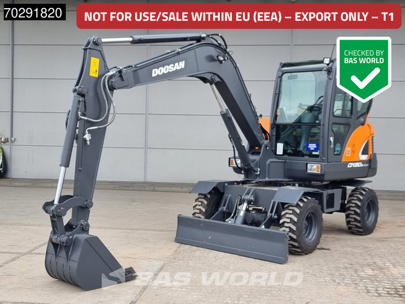 Doosan DX60W A/C - NEW UNUSED - Wheel excavator: picture 1 Doosan DX60W A/C - NEW UNUSED - Wheel excavator: picture 1