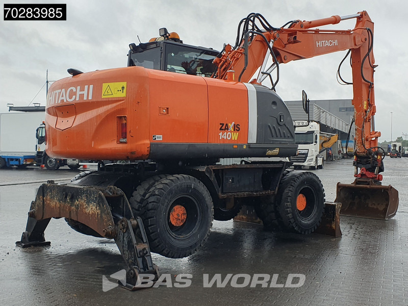 Wheel excavator Hitachi ZX140W -3 OUTRIGGERS - ROTOTILT: picture 5