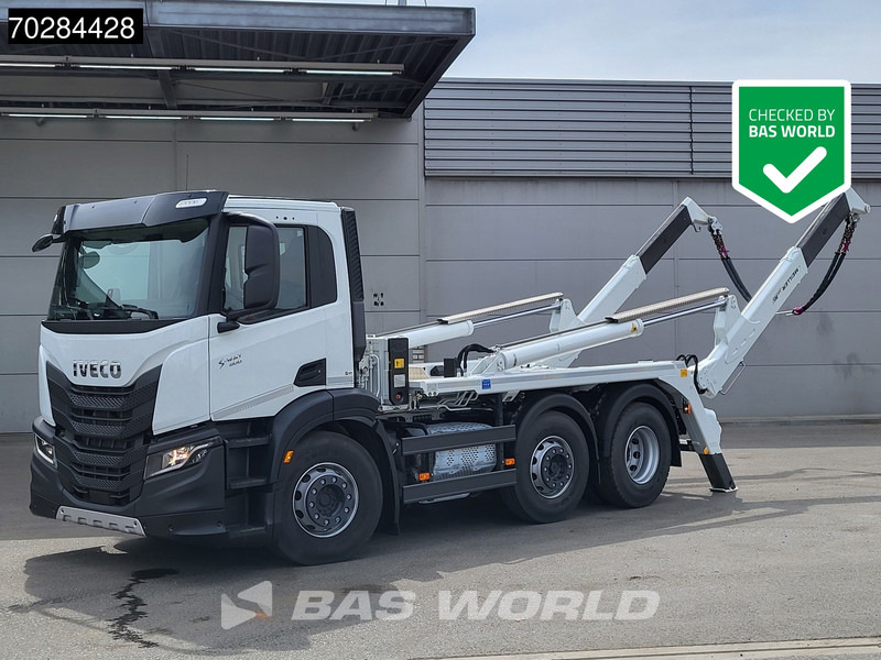 Iveco S-Way 400 6X2 NEW! Meiller AK 16MT Retarder Steering axle ACC Euro 6 - Skip loader truck: picture 1 Iveco S-Way 400 6X2 NEW! Meiller AK 16MT Retarder Steering axle ACC Euro 6 - Skip loader truck: picture 1